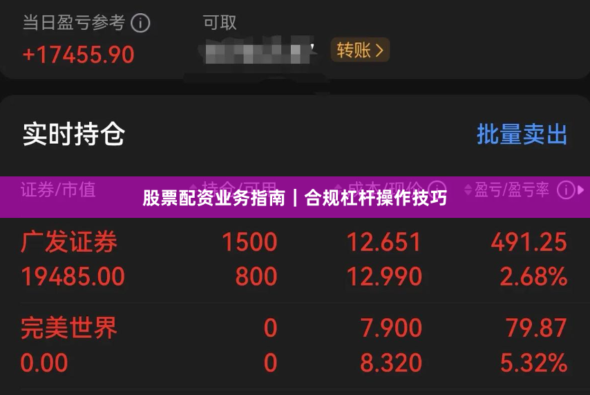 股票配资业务指南｜合规杠杆操作技巧